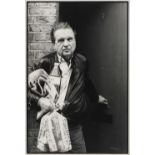 *@Libbert (Neil, born 1938). Francis Bacon, outside his home on his 80th birthday, London, 1989,