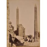 *Middle East. An album of 59 mounted albumen prints, c. 1880s, mostly large-format views and some of