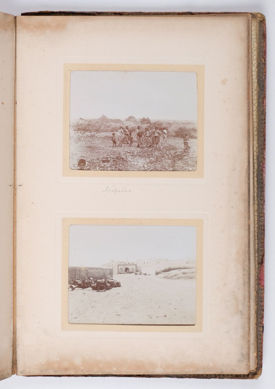 Morocco. An album containing 92 window-mounted printing out paper prints, c. 1900, subjects - Image 7 of 7