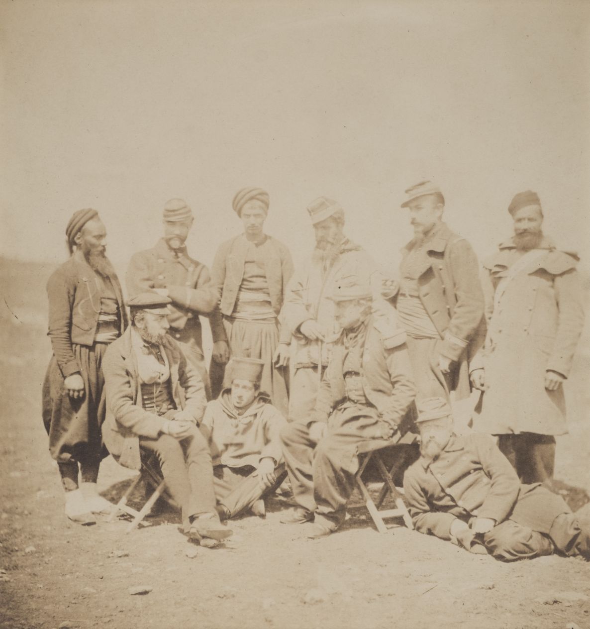 *Fenton (Roger, 1819-1869). General Ciss‚ & Officers & Soldiers of General Bosquet's Division, 1856,