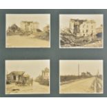 World War I - France. An album of 260 gelatin silver print photographs of Northern France, c.