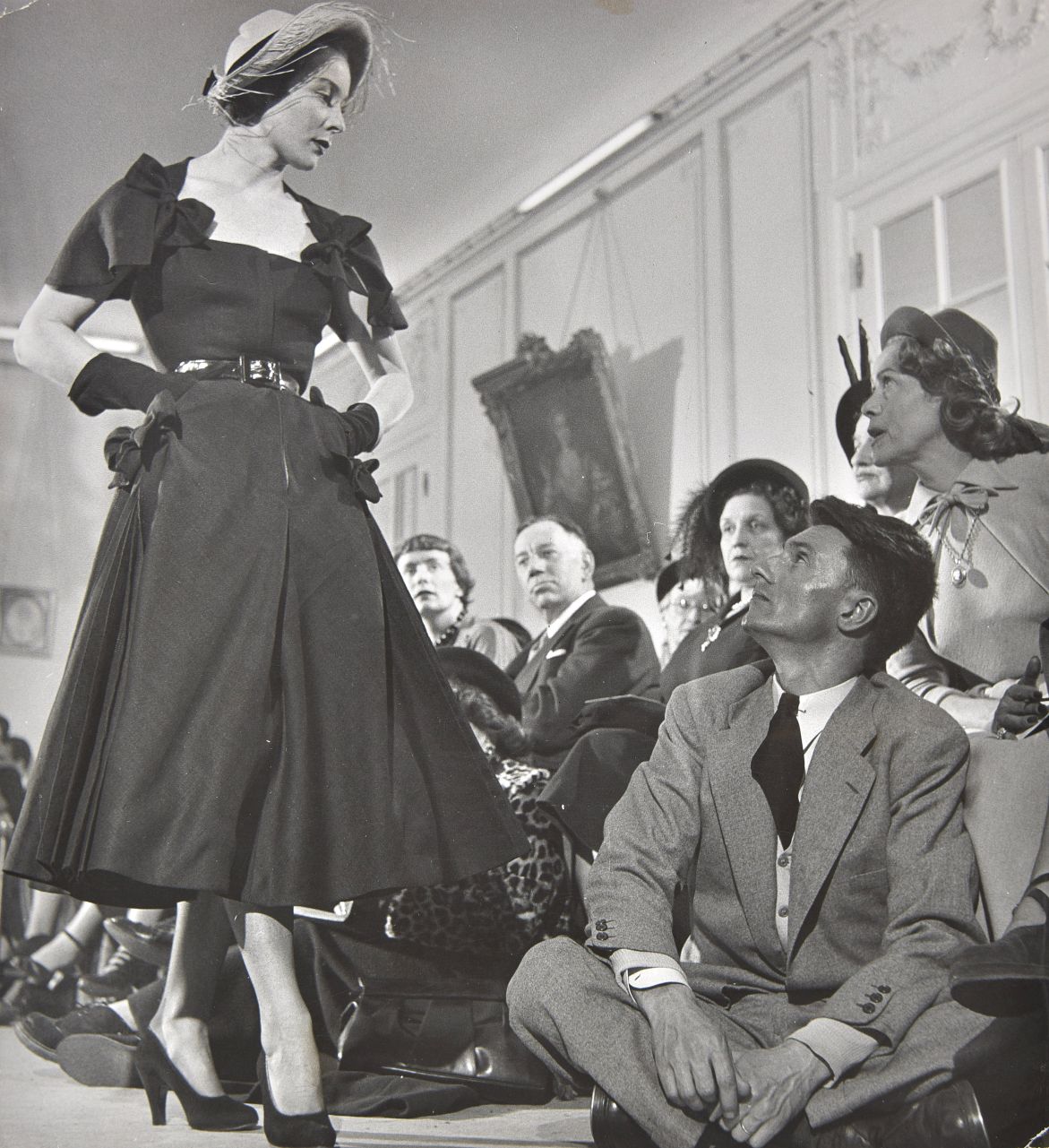 *Capa (Robert, 1913-1954). French fashion houses holding a Spring fashion show, 1948, printed