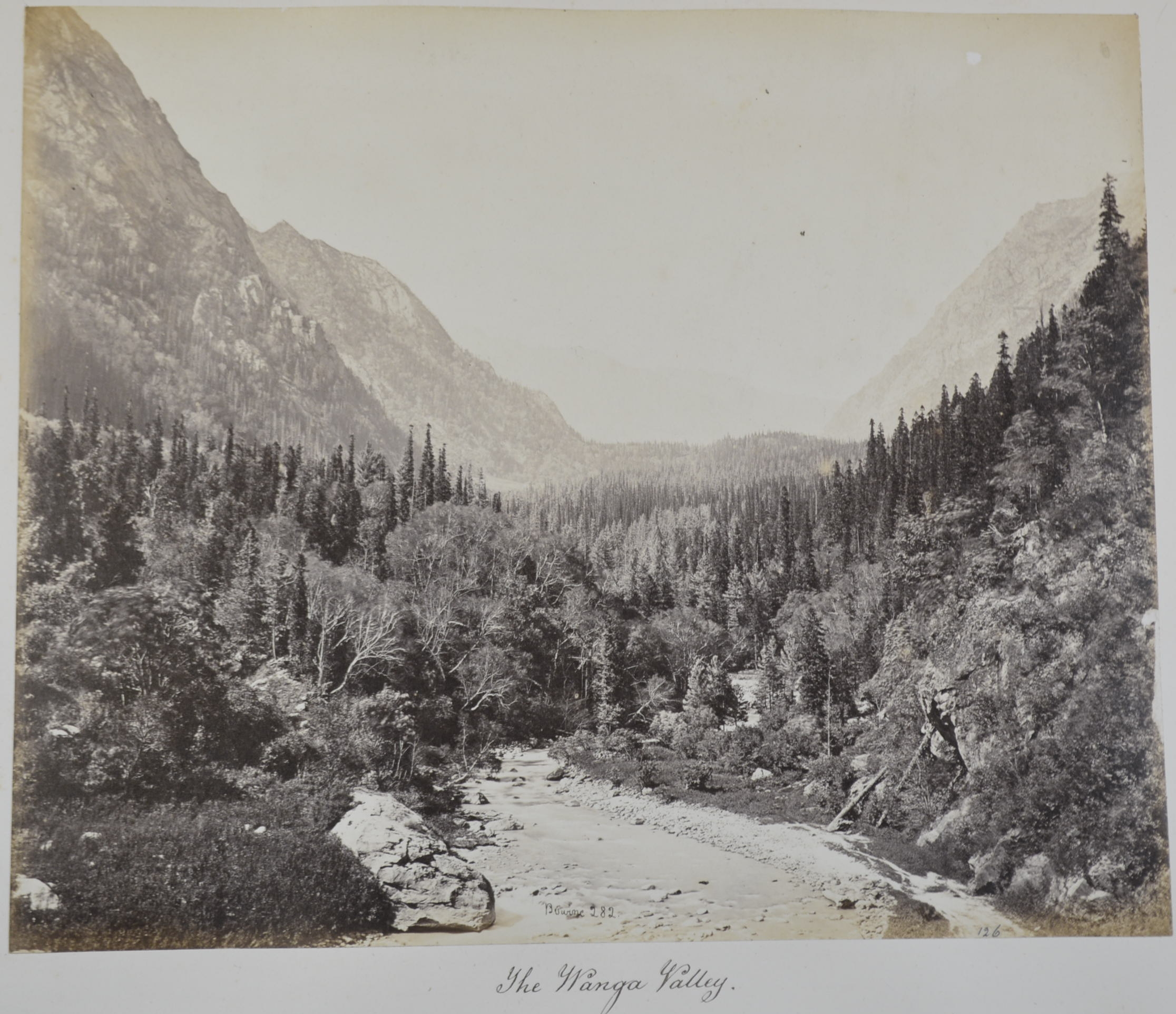 *Bourne (Samuel, 1834-1912). Pathans, Peshawar Valley, India, 1860s, albumen print photograph, - Image 5 of 8