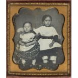 *Cased images. A group of ambrotypes and daguerreotypes, 1850s/1860s, all of unidentified men, women