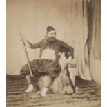 *Fenton (Roger, 1819-1869). Zouave, 2nd Division, 1856, salt print, showing Roger Fenton dressed