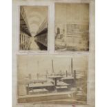 *West Riding Prison, Yorkshire. A group of 12 albumen prints of prison and staff, 1870s, albumen
