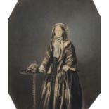 *Beard (Richard, 1801-1885). A hand-coloured salted paper print photograph of an elderly woman, 31