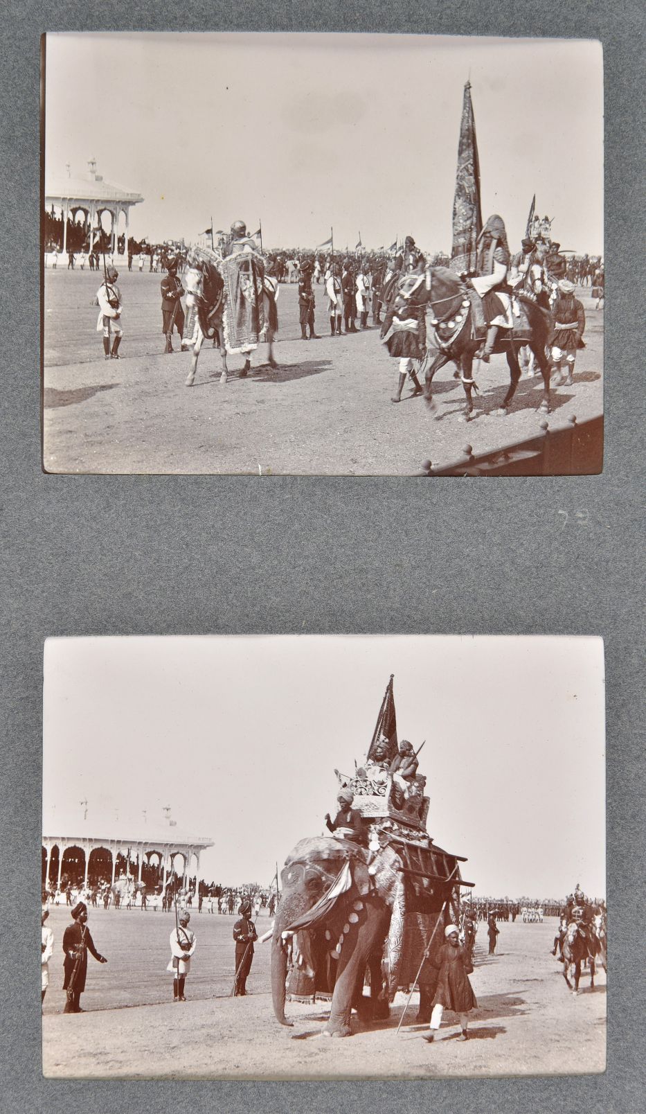 Coronation Durbar, Delhi. A complete set of 96 gelatin silver print photographs of the Durbar by G.