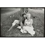*Shaw (Sam, 1912-1999). Marilyn Monroe and Arthur Miller at Roxbury, Connecticut, 1957, vintage