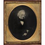 *Sixth-plate ambrotype of an old gentleman, by Ross & Thomson, Photographers to the Queen,