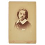*Nadar [i.e. F‚lix Tournachon, 1820-1910]. Cabinet card portrait of the photographer's son Paul
