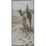 *Lehnert (Rudolf & Landrock, Ernst). Prayer in the Desert, 1910, gelatin silver print photograph,