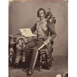 *Woodbury & Page (active c. 1858-1900). Portrait of Raden Saleh (1811-1880, Indonesian artist), c.