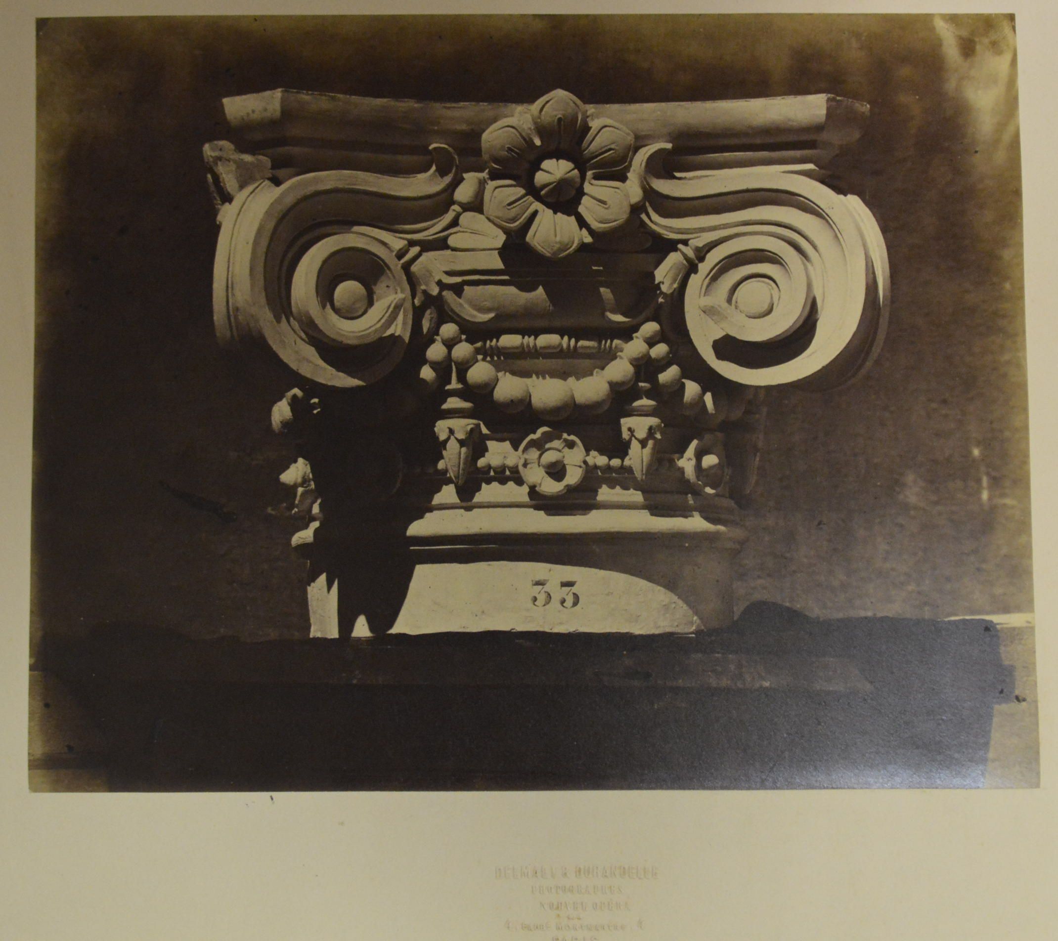 *Delmaet & Durandelle (fl. 1860-1870). A group of five photographs of ornamental stonework for the - Image 2 of 5