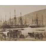 *Fenton (Roger, 1819-1869). Head of Harbour, Balaclava, 1856, salt print, printed title to lower