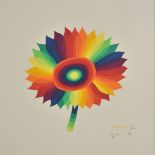 *Ay-O (1931-). Sunflower, 1982, colour screenprint, from the edition of 150, signed, dated '82,