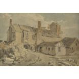 *Style of Joseph Mallard William Turner (1775-1851). An early English manor house, small-scale