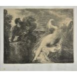 *Fantin-Latour (Henri-Theodore, 1836-1904). Le Genie de l'Air, 1877, lithograph from the published