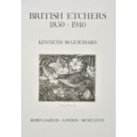 Guichard (Kenneth M.). British Etchers 1850-1940, 1st edition, Robin Garton, 1977, 3 etchings by