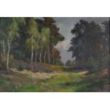 *Raich-Munsterberg (Eugen, 1866-1942). Märkische Landschaft, oil on canvas, signed lower right, 66.5