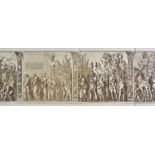 *Audenaerde (Robert van, 1663-1743). The Triumph of Caesar, 1692 [but later], copper engraving on