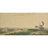 *English School. View of a Fort on the River Medway, circa 1780-1800, watercolour on laid paper,