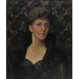 *Wellesley (Gerald Edward, 1846-1915). A head and shoulders portrait of Nora Palairet, nee