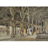 *Jordan (Keith A., 20th-century). The Market Hall, Richelieu & Place L'Apport, Dinan, together two