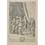 *Hollar (Wenceslaus, 1607-1677). Briseis and Achilles (Pennington 286), etching on laid paper, one