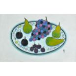 *@Gillchrest (Joan, 1918-2008). Fruit Selection, oil on board, signed with initials lower right,