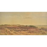 *Wimperis (Edmund Morison, 1835-1900). Moorland View, 1886, watercolour on paper, signed and