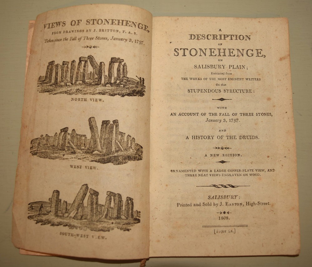 Stonehenge. A Description of Stonehenge, on Salisbury Plain, Extracted from the works of the most