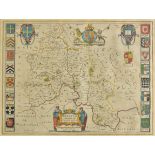 *Oxfordshire. Blaeu (Johannes), Oxonium comitatus vulgo Oxford Shire, published Amsterdam, circa