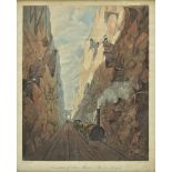 *Railway prints. A mixed collection of thirteen prints of railways and railway construction, 19th