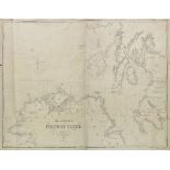 Sea chart. The Approaches to the Firth of Clyde, published James Imray & Son, 1854, additions to