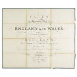 England & Wales. Cary (G. & J.), Cary's Improved Map of England and Wales with a considerable