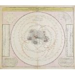 Celestial Chart. Doppelmayer (Johann), Motus in coelo spirales quo planetae inferiores Venus et