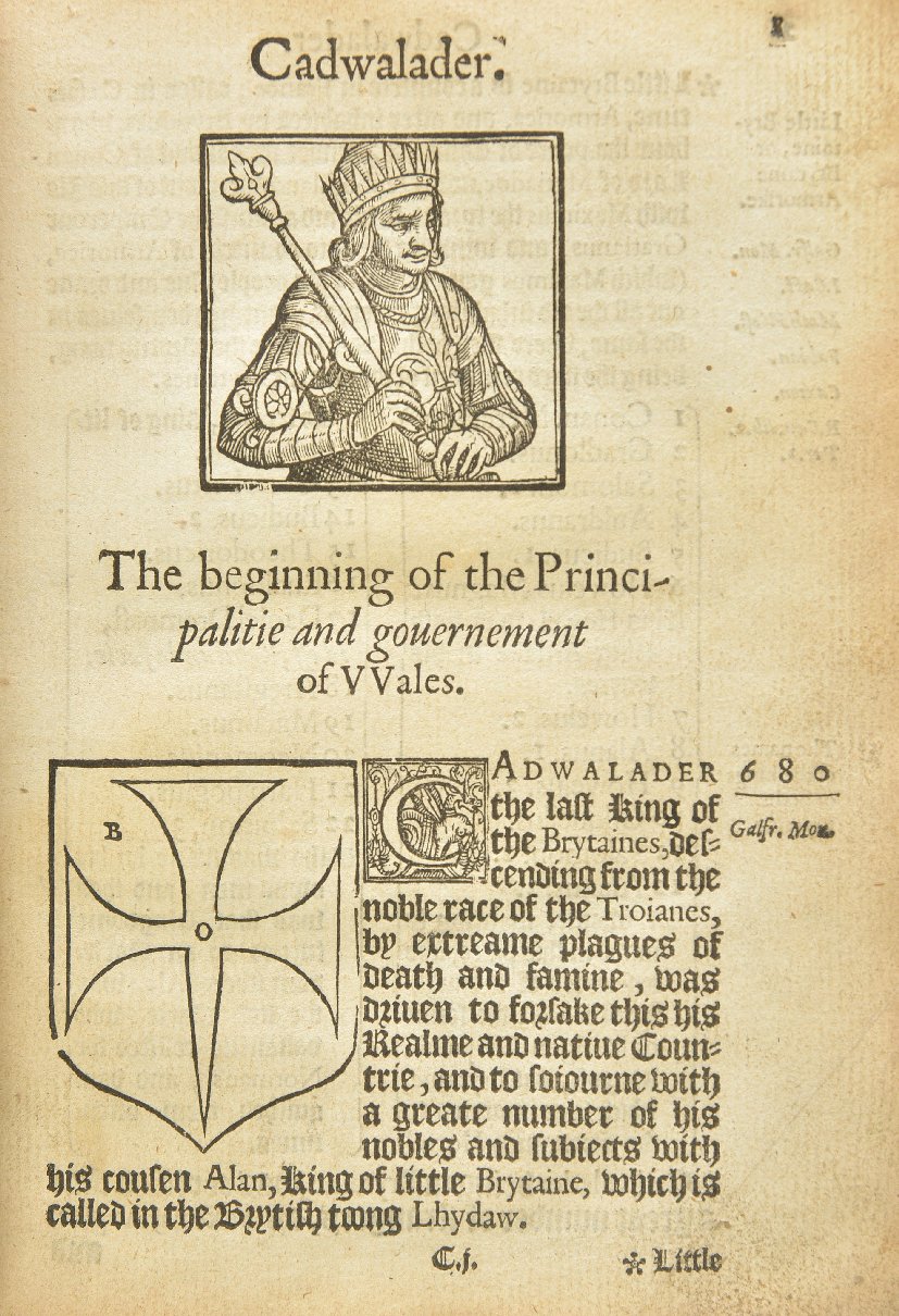 Caradoc (Saint, of Llancarfan). The Historie of Cambria, now called Wales: A part of the most famous