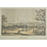 *Ipswich. Two prospects of Ipswich, circa 1850, two uncoloured lithographs, each mounted to image