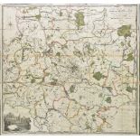 Leeds. Thorp (Joshua & Martin S. D.), Map of the Country extending ten miles round Leeds,