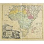 Africa. Homann (Johann Baptist, heirs of), Africa seceundum legitimas projectionis stereographicae