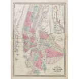 United States. A mixed collection of sixteen state and regional maps circa 1860, engraved state,