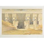 *Roberts (David). Dendera, Edfou [and] Part of the Portico of Edfou, published F. G. Moon, 1847,