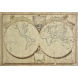 *World. Twydell (T.), A Map of the World, Lincoln, 1812, large decorative manuscript pen and wash