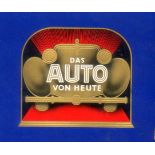 1933 Das Auto von Heute. (The Car of Today), being an unusual album-set of 255 colour collector