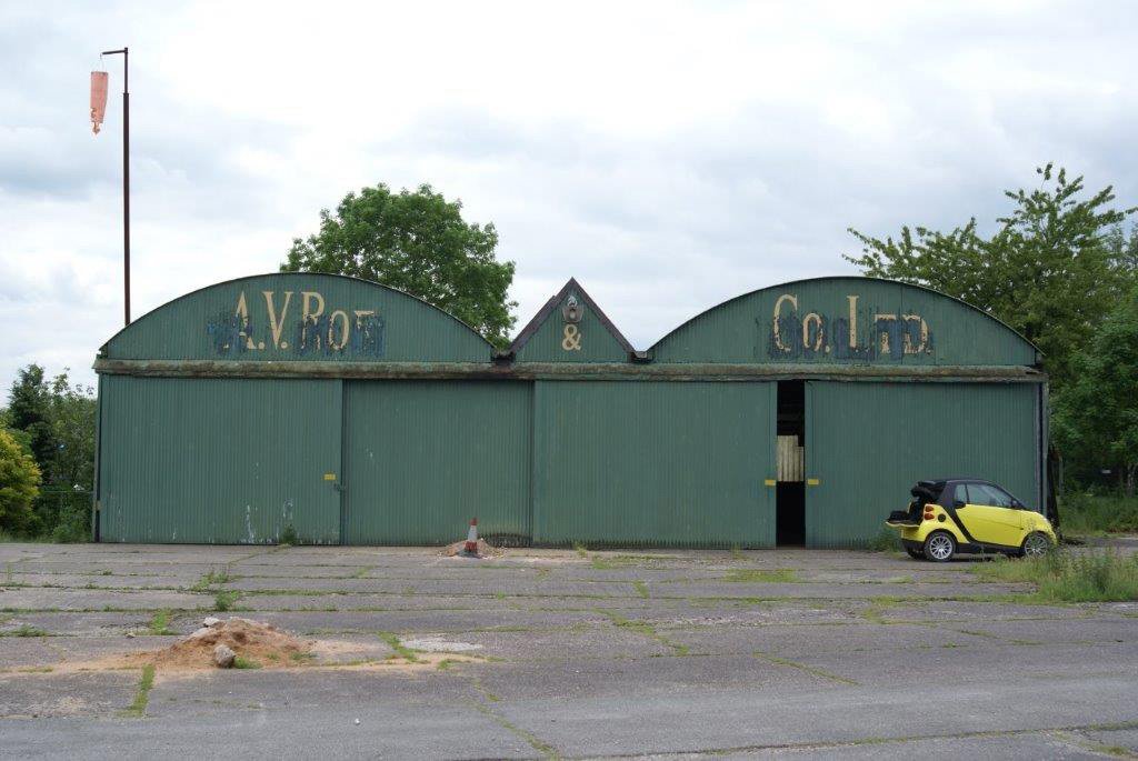 *The Historic Green Avro Hangar. A rare and historic piece of early aviation heritage. Technical