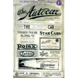 Autocar 1913-1916. A rare Volume 30 (1913) four issues, Volume 35 eleven issues, Volume 36 four