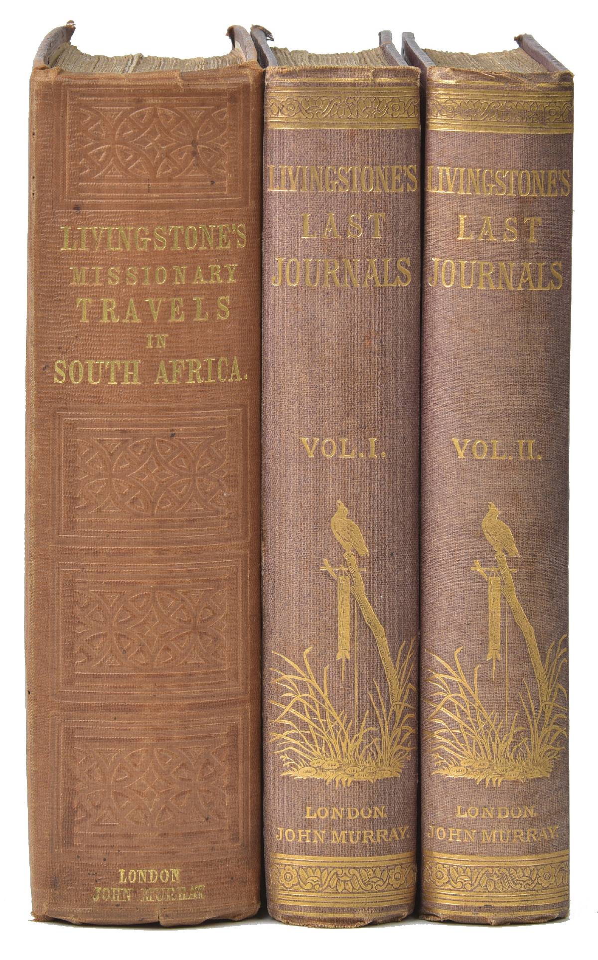 Livingstone (David). Missionary Travels and Researches in South Africa, 1st edition, John Murray,