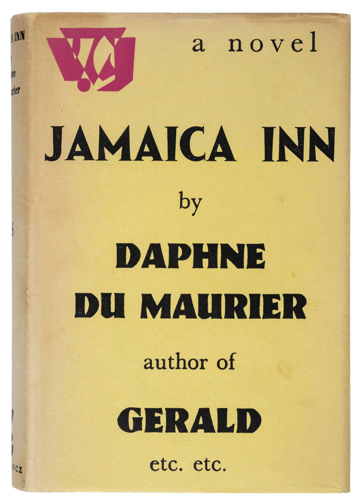 Du Maurier (Daphne). Jamaica Inn, 1st edition, 1936, a few faint spots to fore edges, original