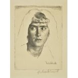 *AR Brockhurst (Gerald Leslie, 1890-1978). Phémie, 1923, etching on laid paper, one of 76 proofs